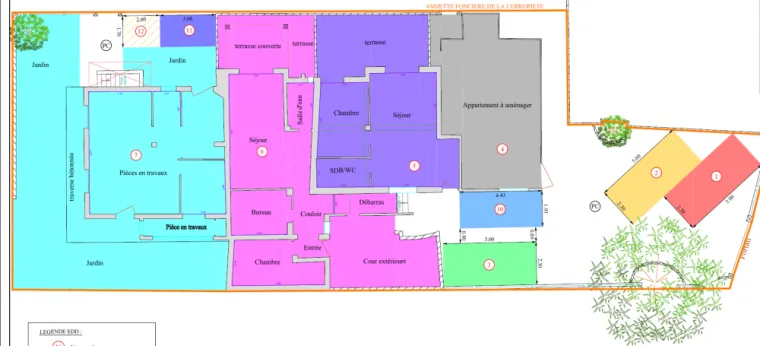 Création de copropriété à Roquebrune Cap Martin, Nice, HorizonGéo