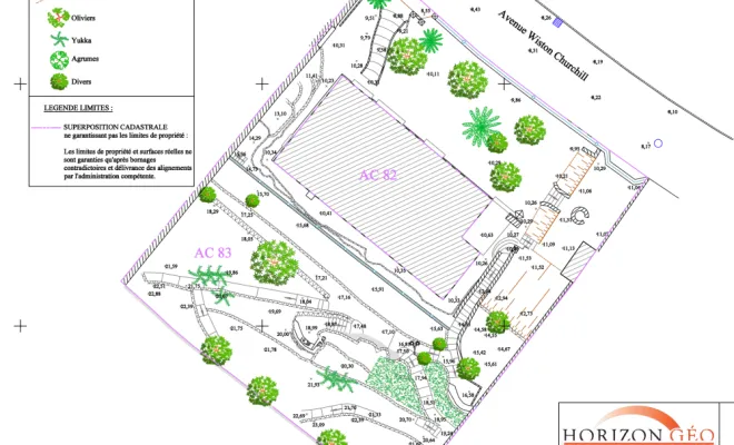 Plan topographique