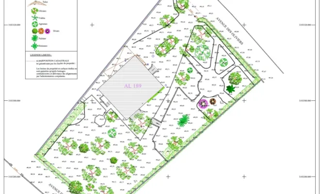 Plan topographique